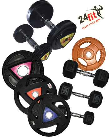 gym equipments, dumbbells